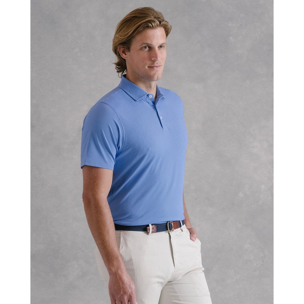 B. Draddy Captain Cool Polo Mens M White Biscayne Lookout Mountain Golf Club